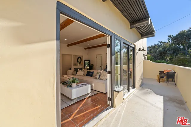 a very nice looking room with a large window