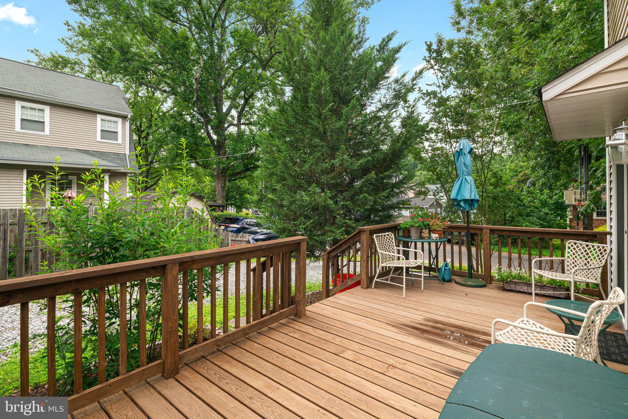 333 South Atlantic Avenue Haddonfield, NJ 08033 - Photo 17 of 19 a view of a balcony with wooden floor and fence