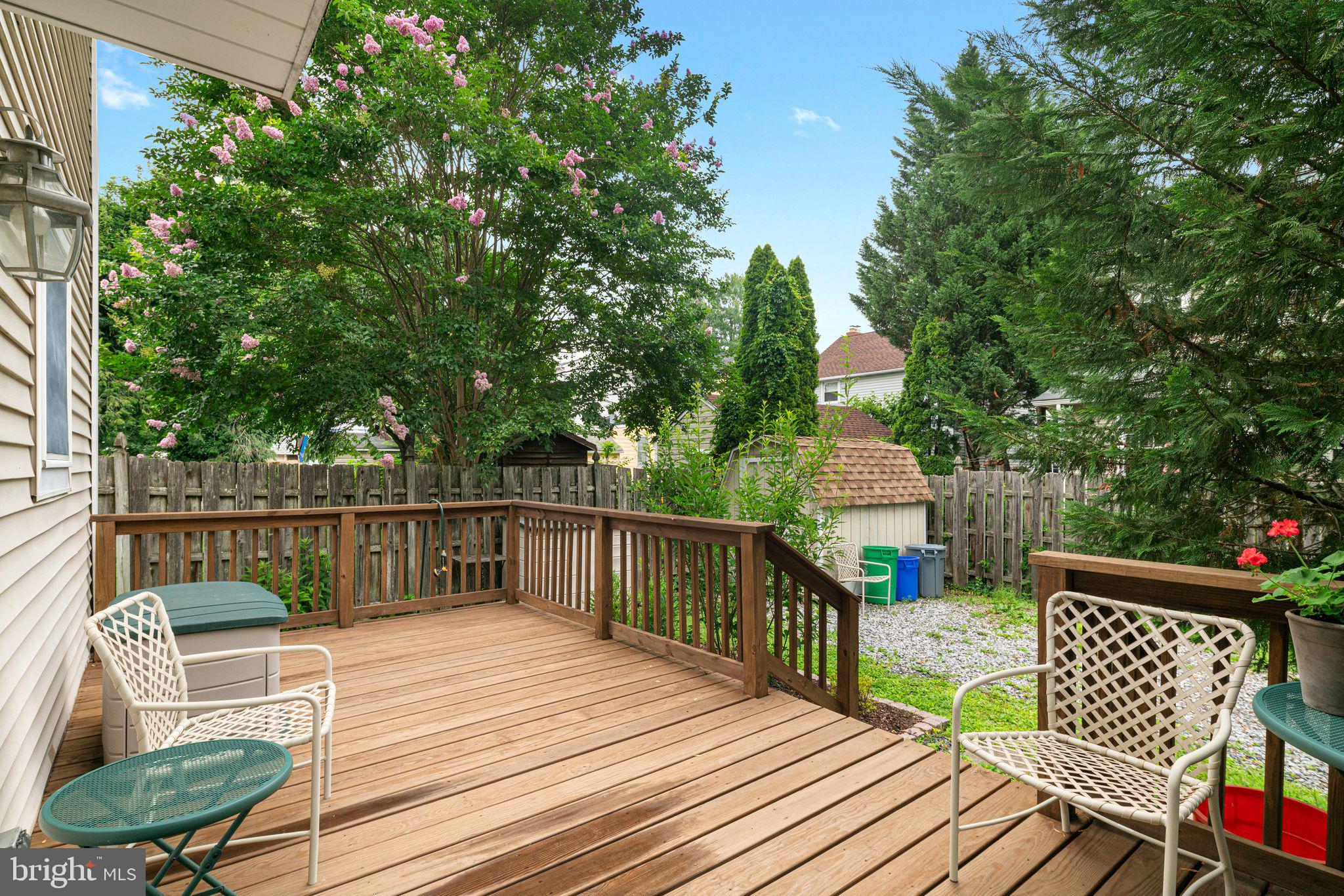 333 South Atlantic Avenue Haddonfield, NJ 08033 - Photo 18 of 19 a balcony with wooden floor and outdoor seating