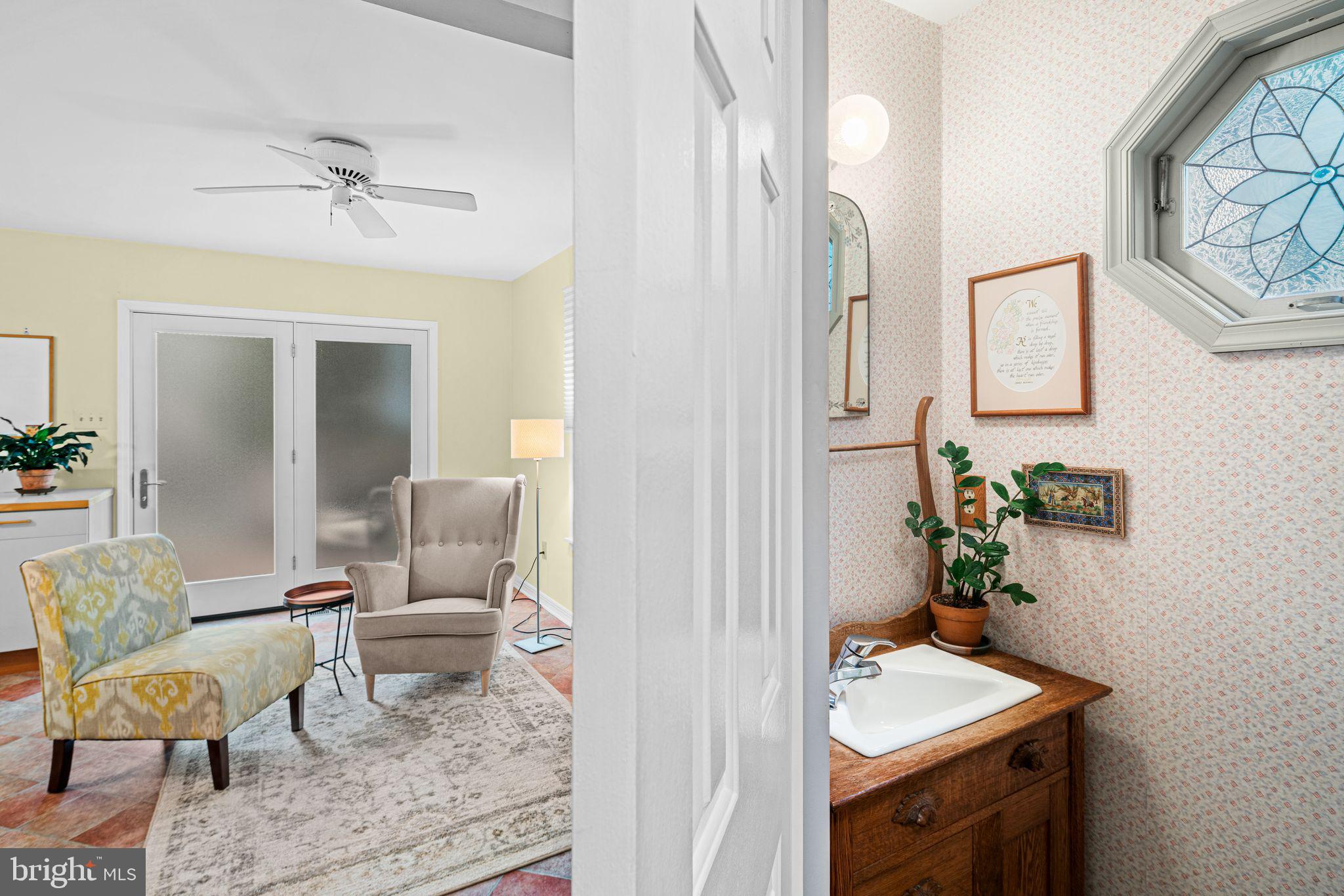 333 South Atlantic Avenue Haddonfield, NJ 08033 - Photo 7 of 19 a view of a livingroom with furniture and a table