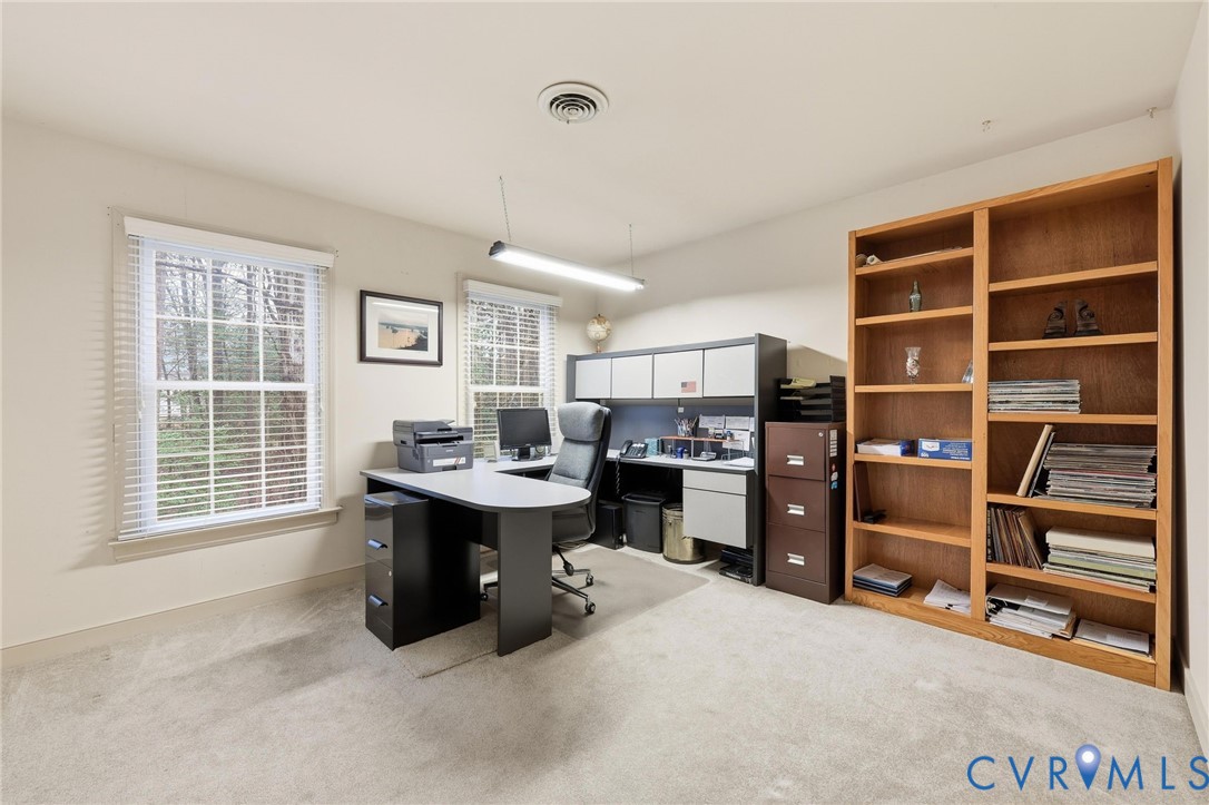 5601 Sandstone Ridge Road Midlothian, VA 23112 - Photo 25 of 43 a view of a workspace with furniture and windows