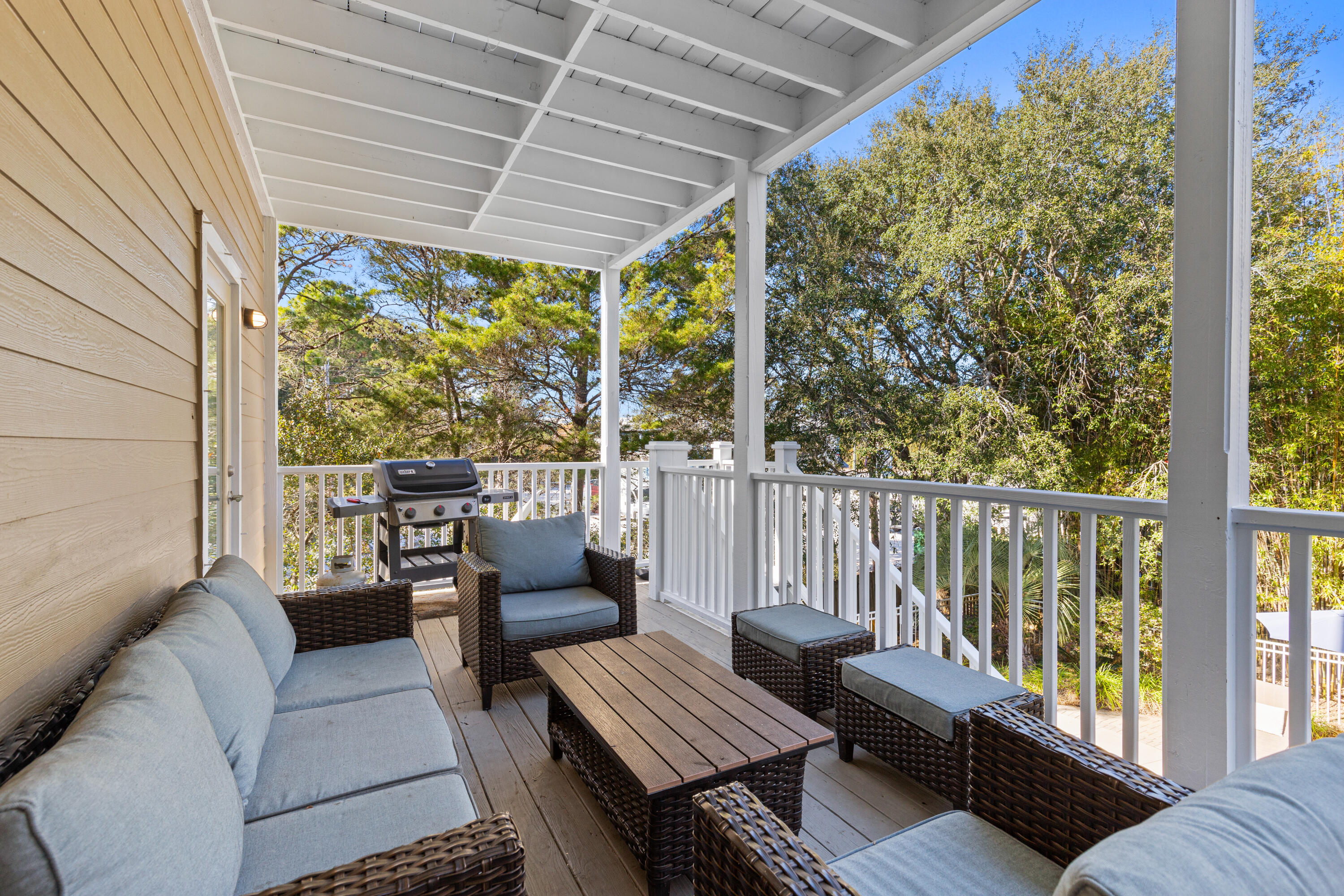 19 Buddy Street Santa Rosa Beach, FL 32459 - Photo 13 of 23 a view of balcony with couch and chairs
