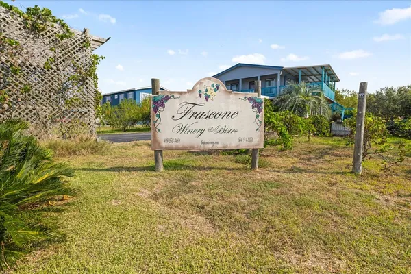 a sign on the side of a building