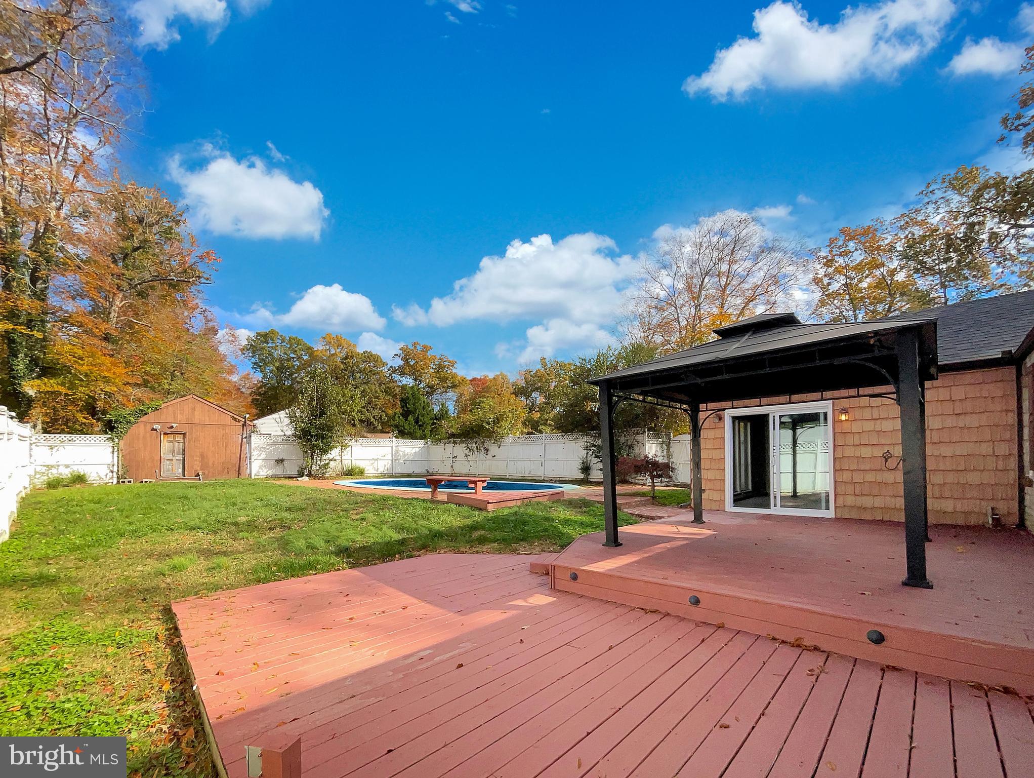1101 Pine Lane Accokeek, MD 20607 - Photo 6 of 43 a view of a backyard of the house