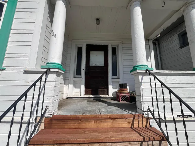 a close view of closet