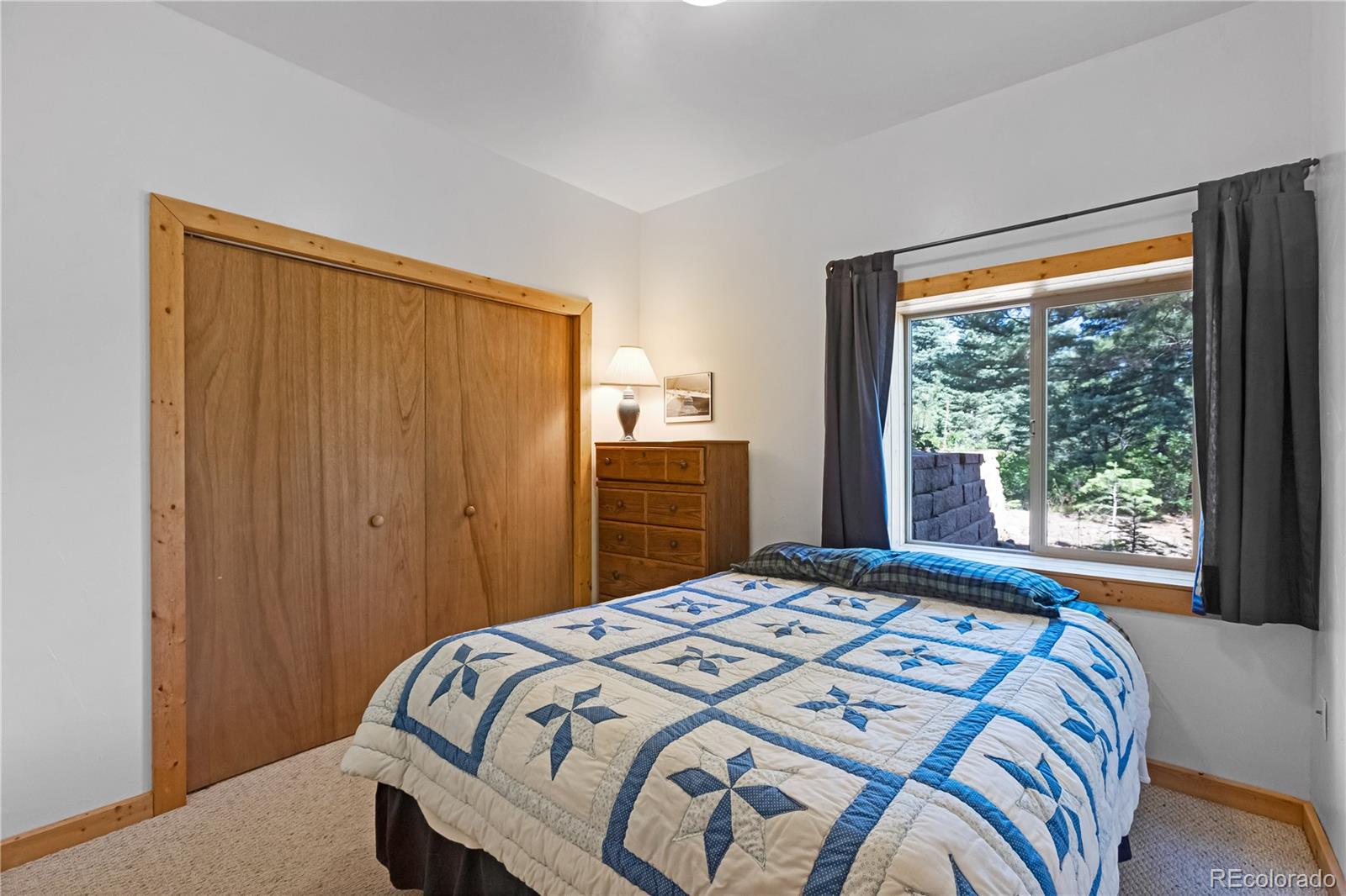 83 Forest Lane Howard, CO 81233 - Photo 24 of 43 a bedroom with a bed and a window