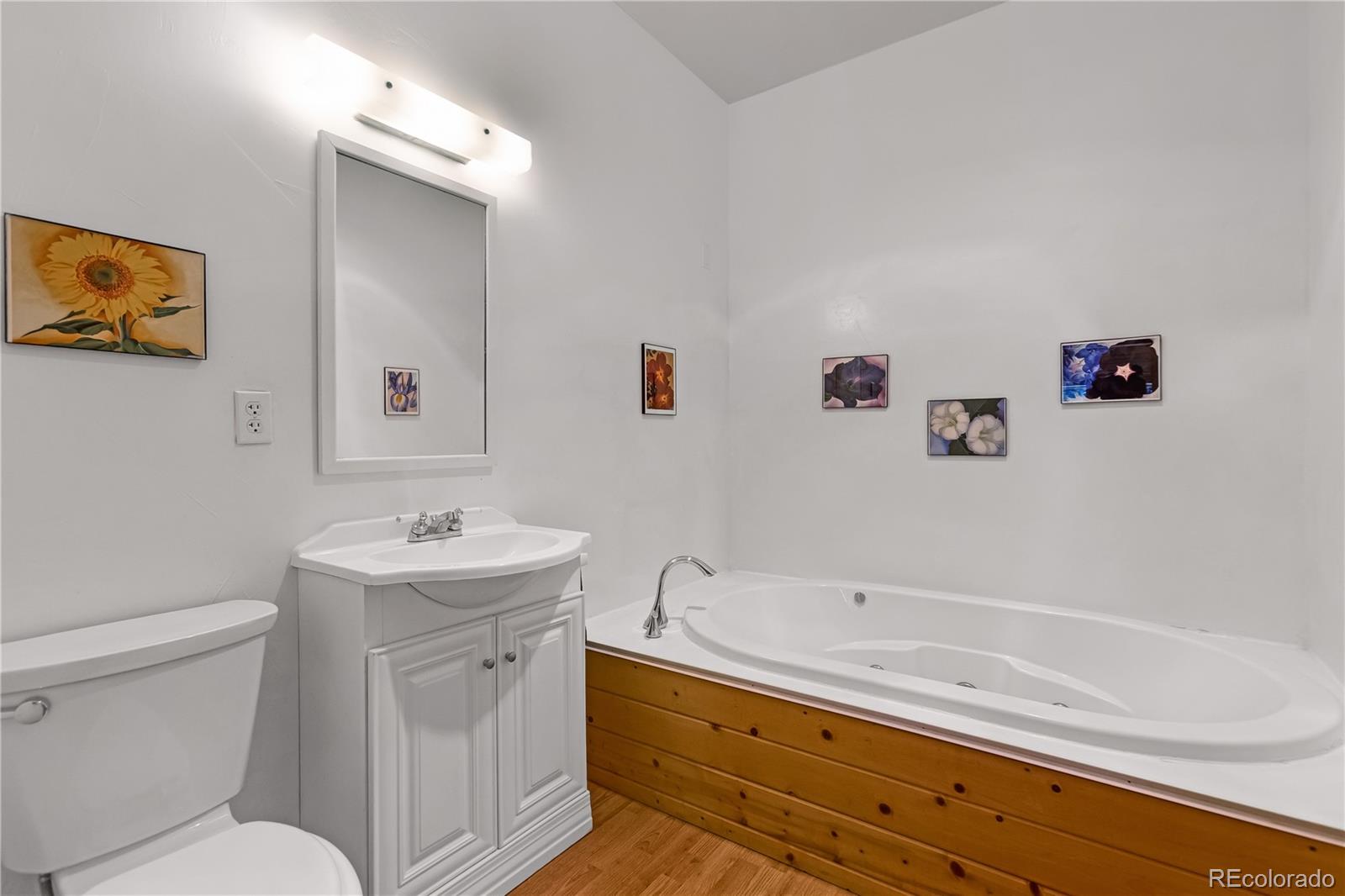 83 Forest Lane Howard, CO 81233 - Photo 25 of 43 a bathroom with a sink a toilet and vanity