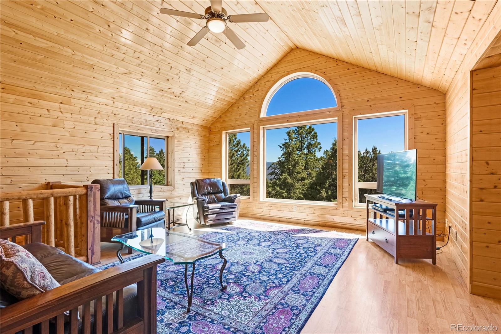 83 Forest Lane Howard, CO 81233 - Photo 6 of 43 a living room with furniture rug and wooden floor
