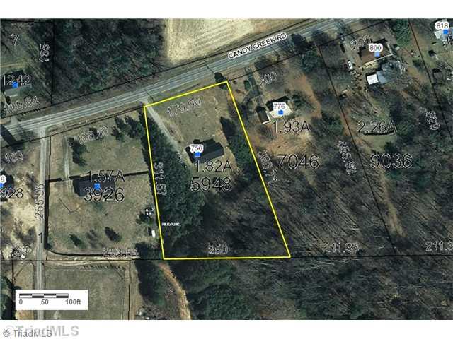 750 Candy Creek Road Reidsville, NC 27320 - Photo 2 of 10 Aerial View.