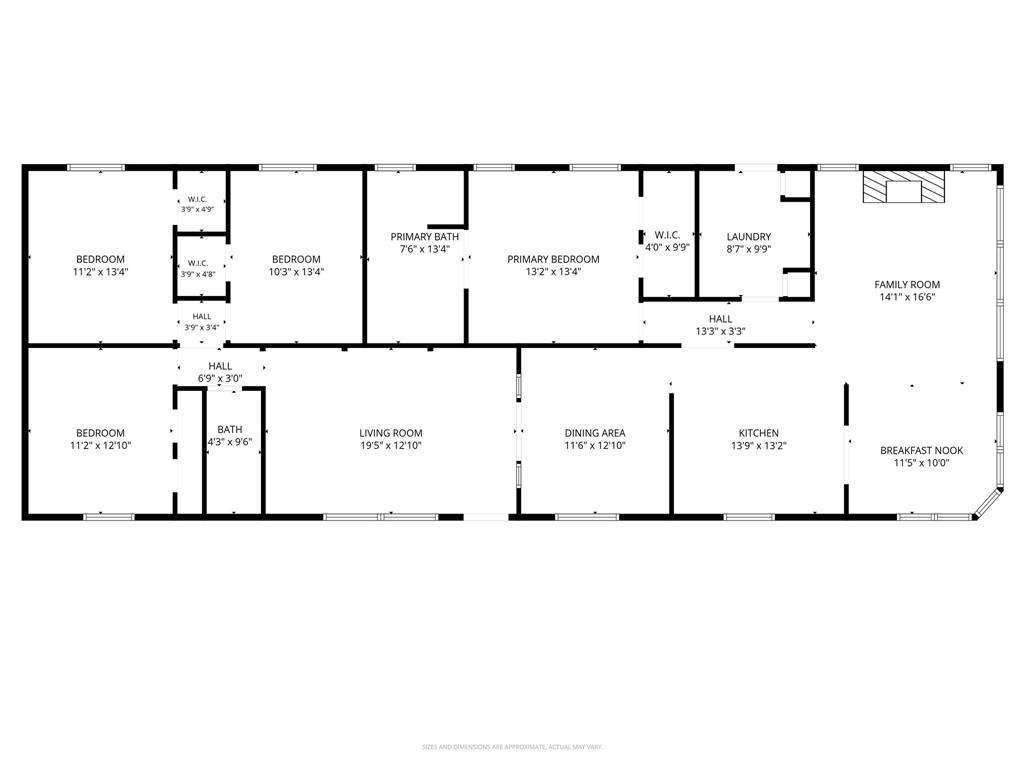 449 Big Salty Lane Springtown, TX 76082 - Photo 25 of 25 Floor plan