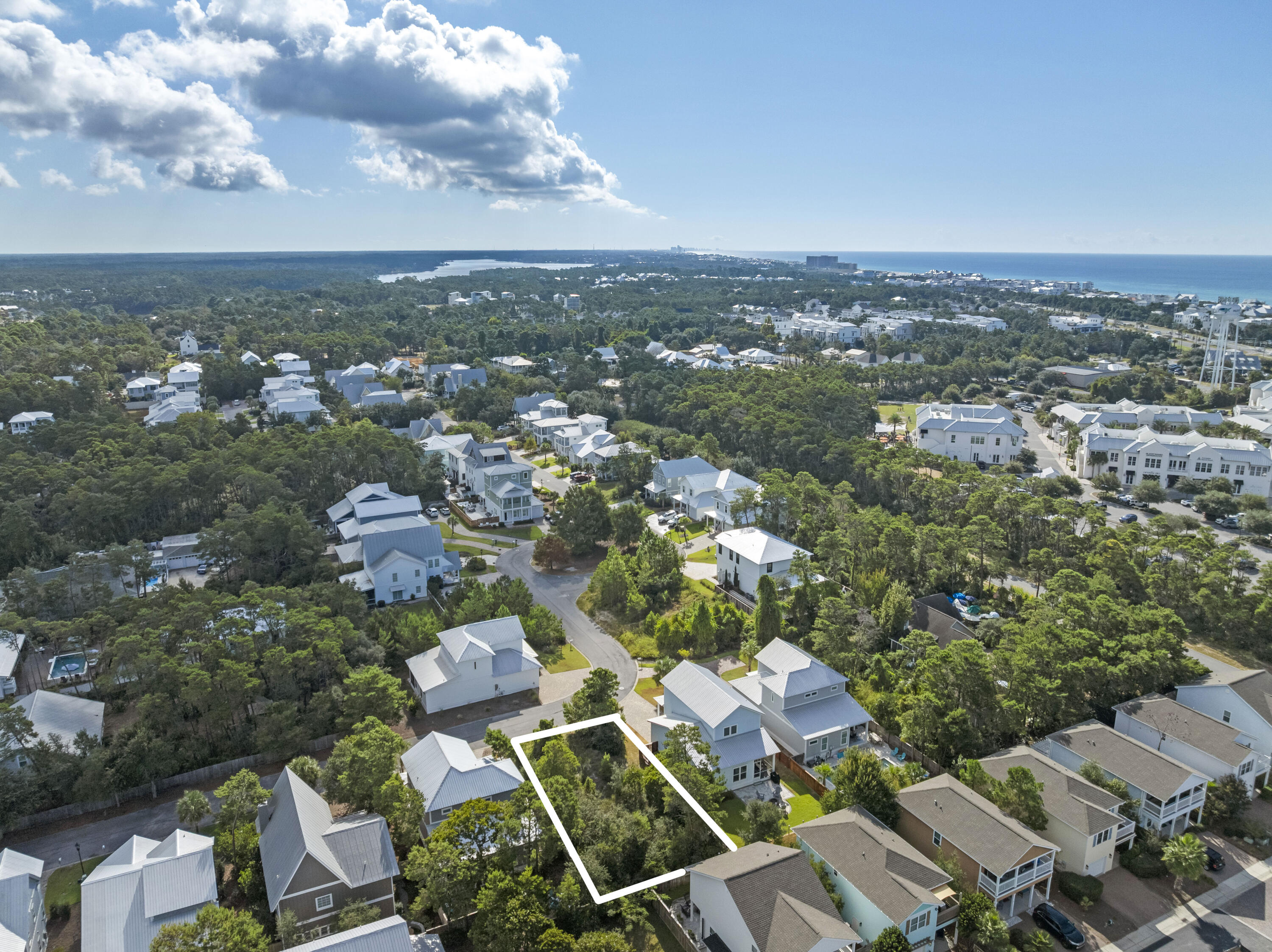 Lot 42 West Willow Mist Rd Inlet Beach Inlet Beach, FL 32461 - Photo 12 of 37 an aerial view of multiple house