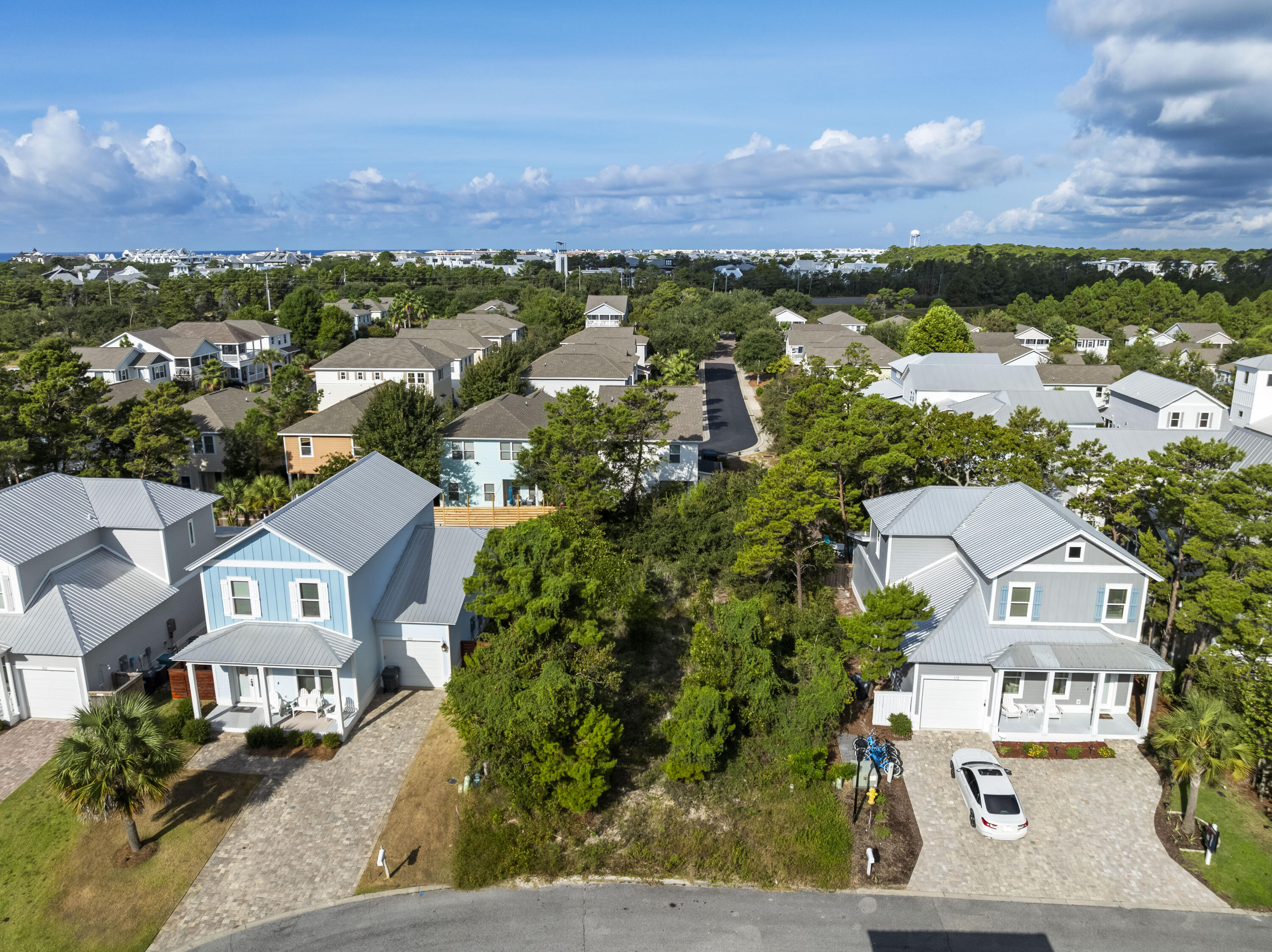 Lot 42 West Willow Mist Rd Inlet Beach Inlet Beach, FL 32461 - Photo 15 of 37 an aerial view of residential houses with outdoor space