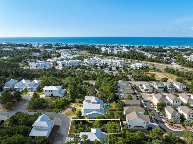 an aerial view of a city with lots of residential buildings
