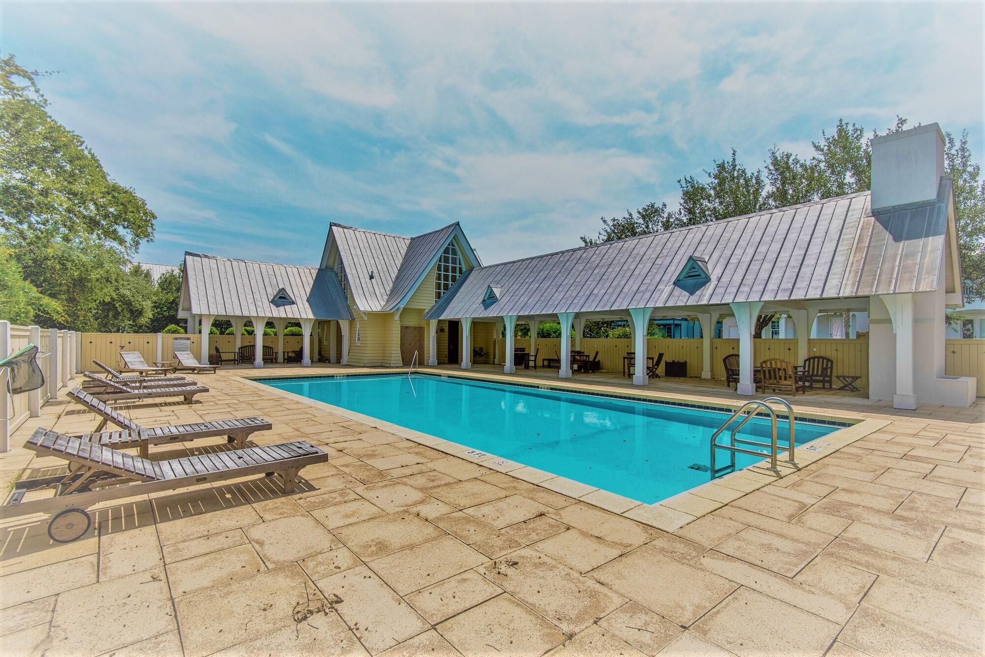 Lot 42 West Willow Mist Rd Inlet Beach Inlet Beach, FL 32461 - Photo 6 of 37 a view of house with garden space and swimming pool