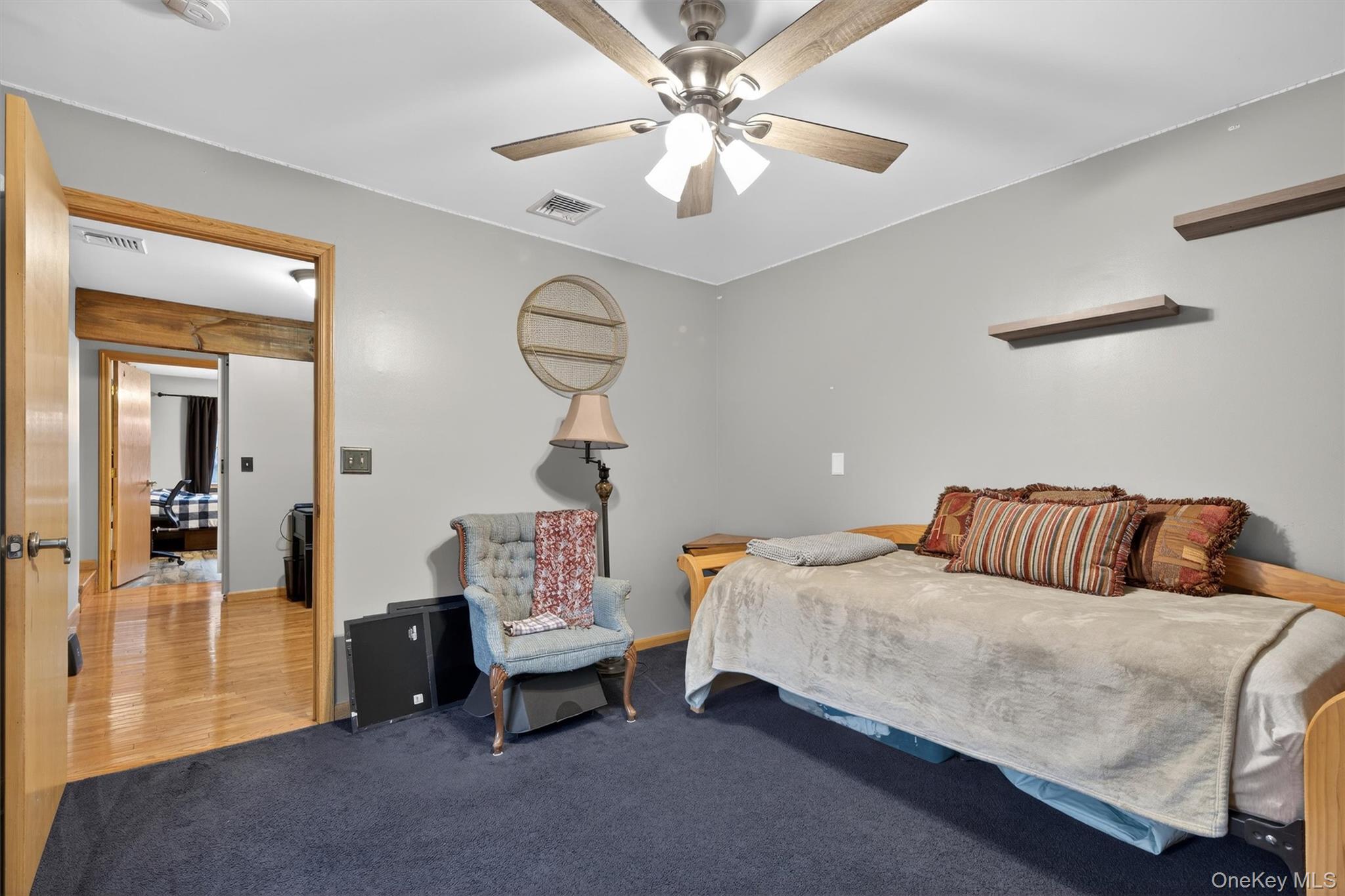 65 Bailey Road New Hampton, NY 10958 - Photo 35 of 50 Bedroom with carpet floors and a ceiling fan