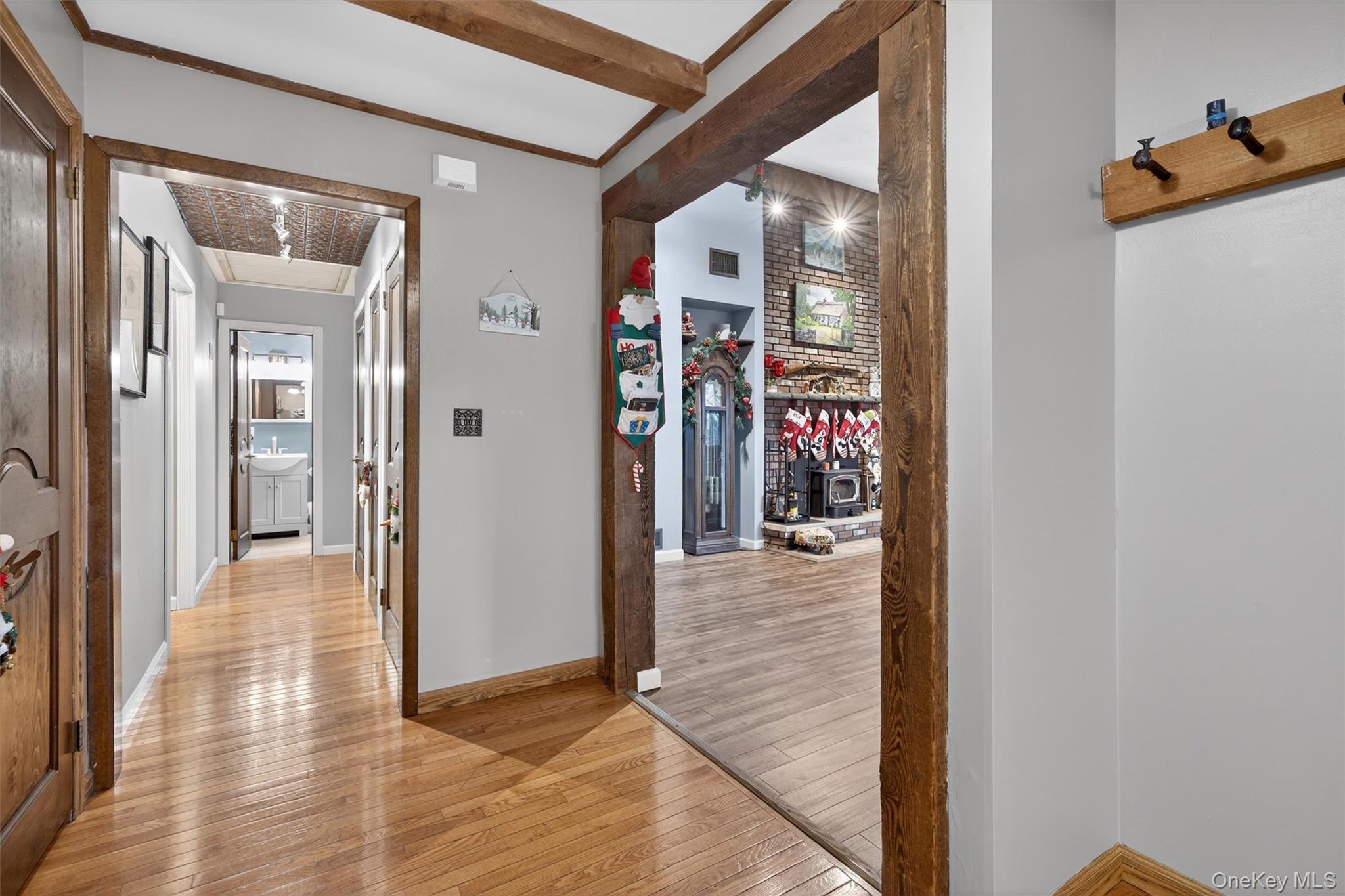 65 Bailey Road New Hampton, NY 10958 - Photo 5 of 50 a view of a hallway with wooden floor