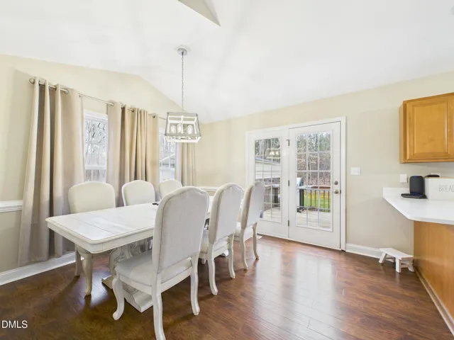 a backyard of a house