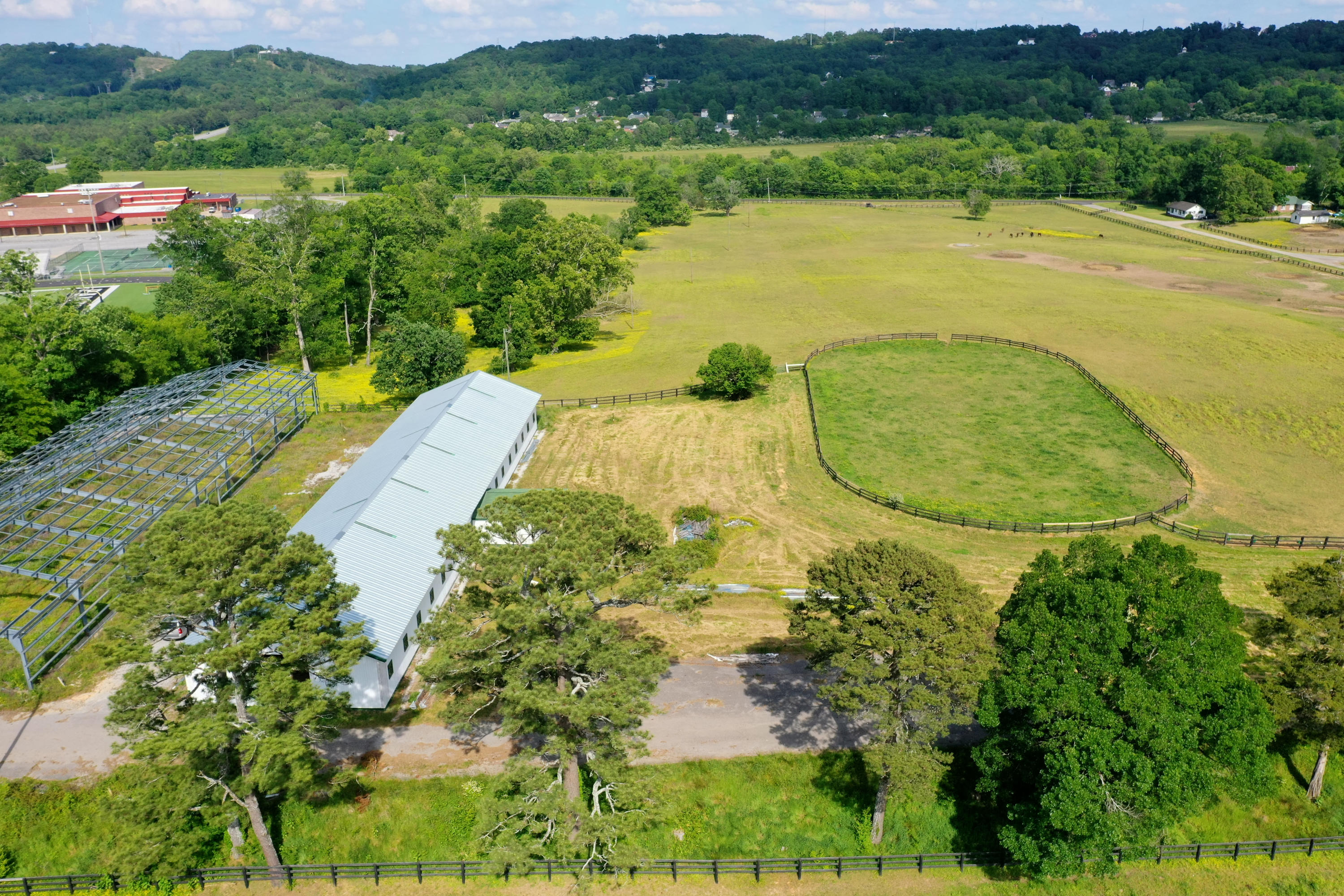 490 Hutcheson Road, Unit TRACT A Flintstone, GA 30725 - Photo 23 of 35 Barn and dressage towards entry