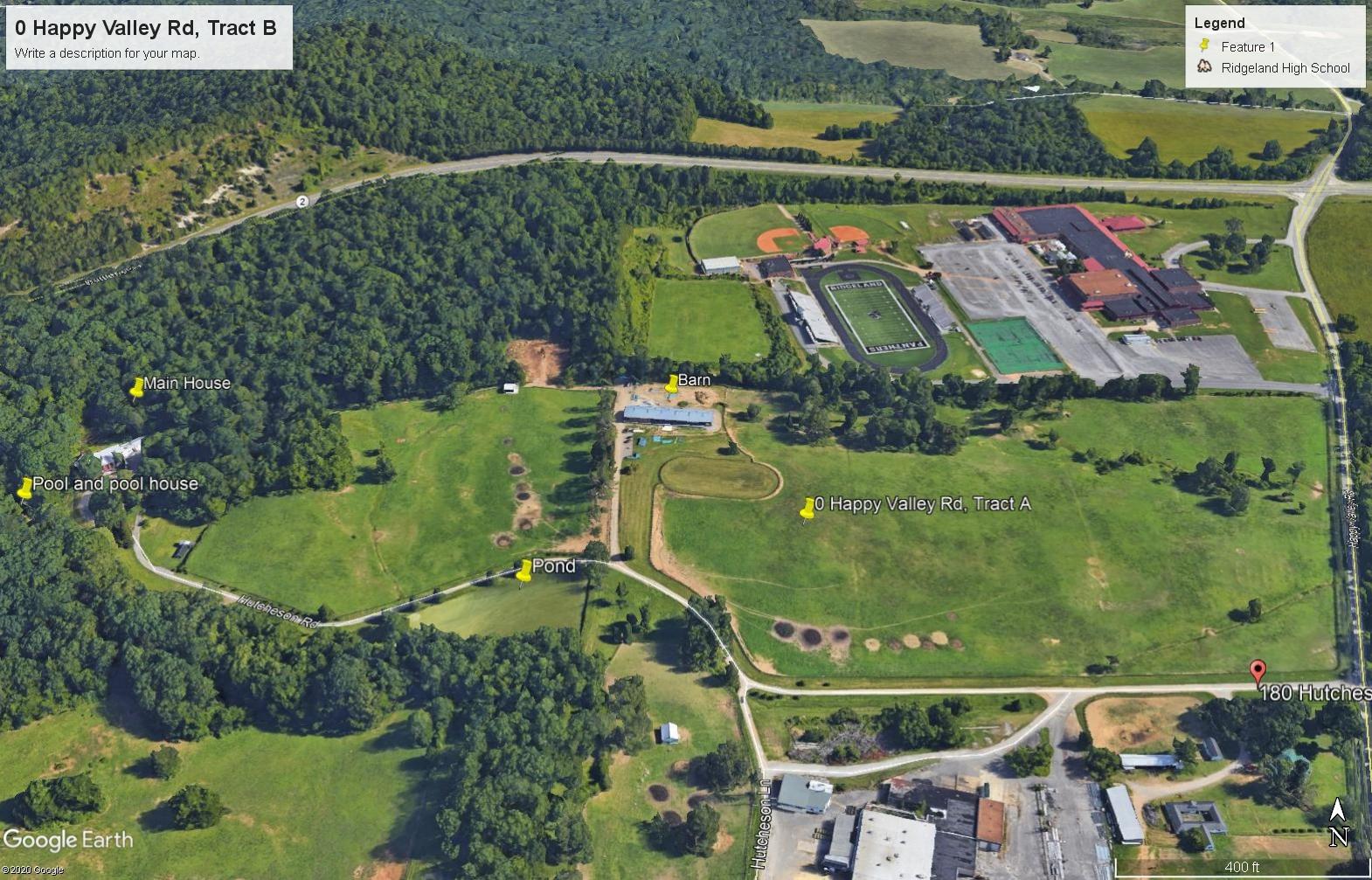 490 Hutcheson Road, Unit TRACT A Flintstone, GA 30725 - Photo 35 of 35 Google Earth Aerial Tract A