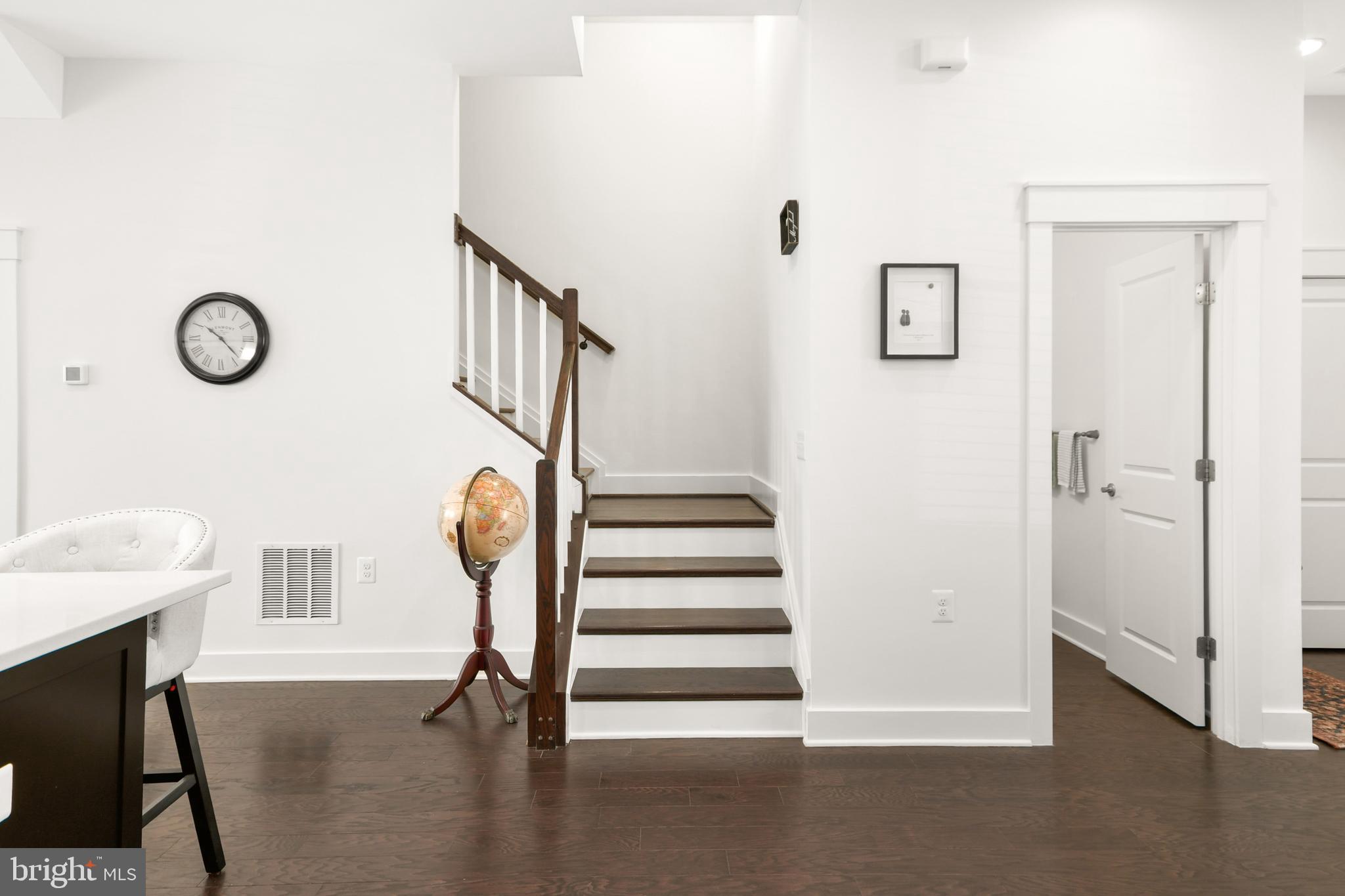 224 East 6th Street Frederick, MD 21701 - Photo 24 of 55 a view of entryway with workspace and stairs
