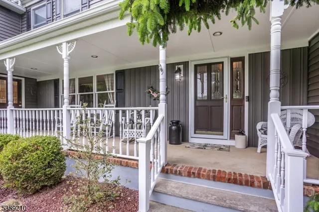 front view of a house with a porch