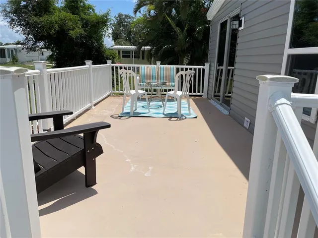 a view of balcony and deck
