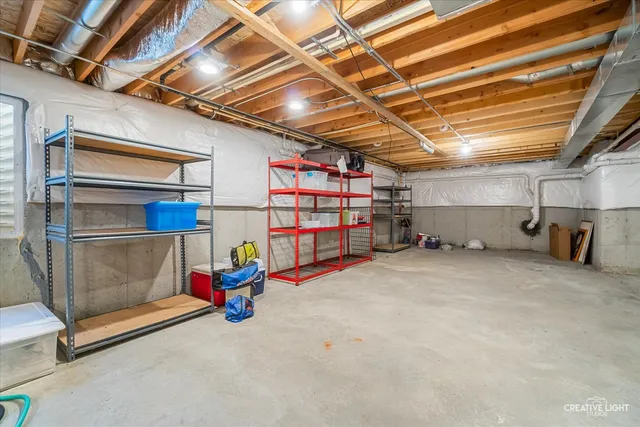 a view of storage and utility room