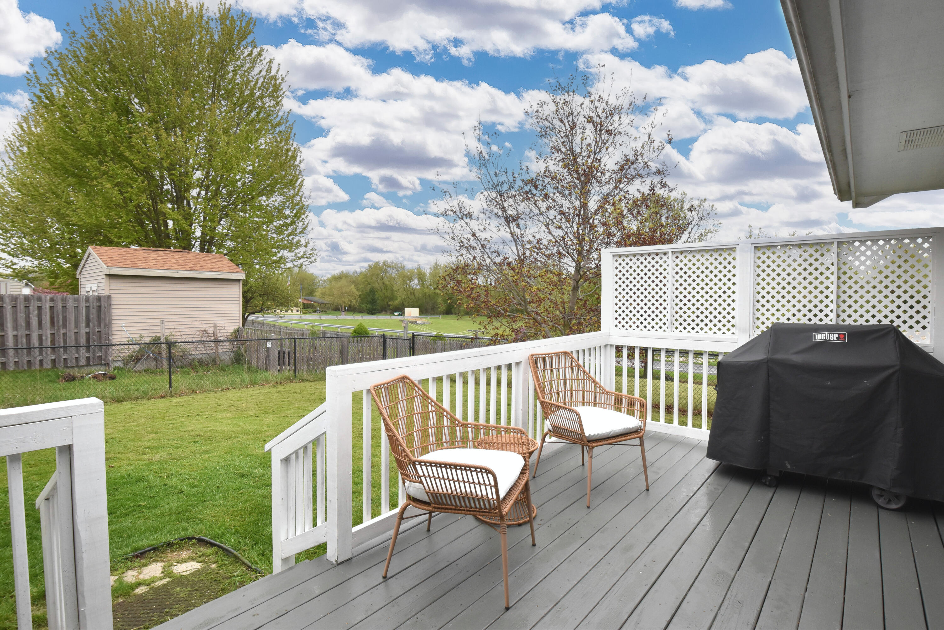 102 Mill Avenue Union Grove, WI 53182 - Photo 30 of 35 back porch w view of park