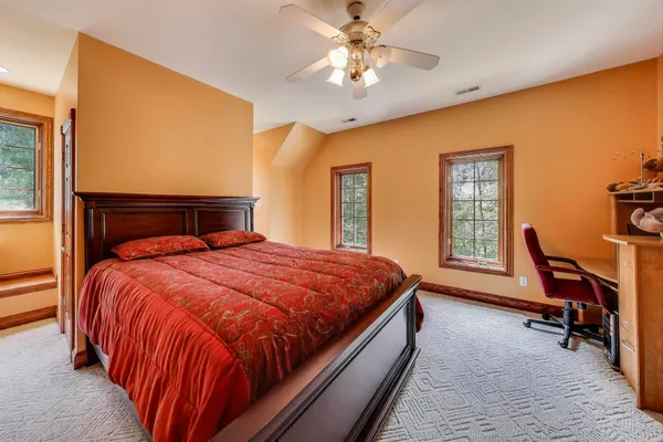 a front view of a house with yard