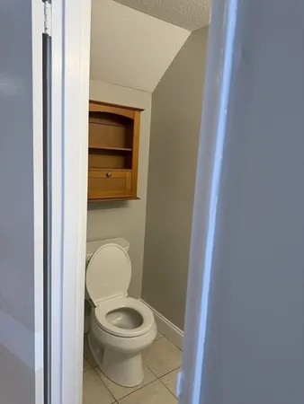 a bathroom with a toilet