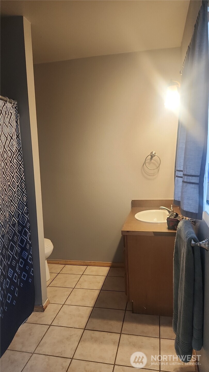 906 Southwest Mayer Street Winlock, WA 98596 - Photo 7 of 16 a bathroom with a sink and a toilet