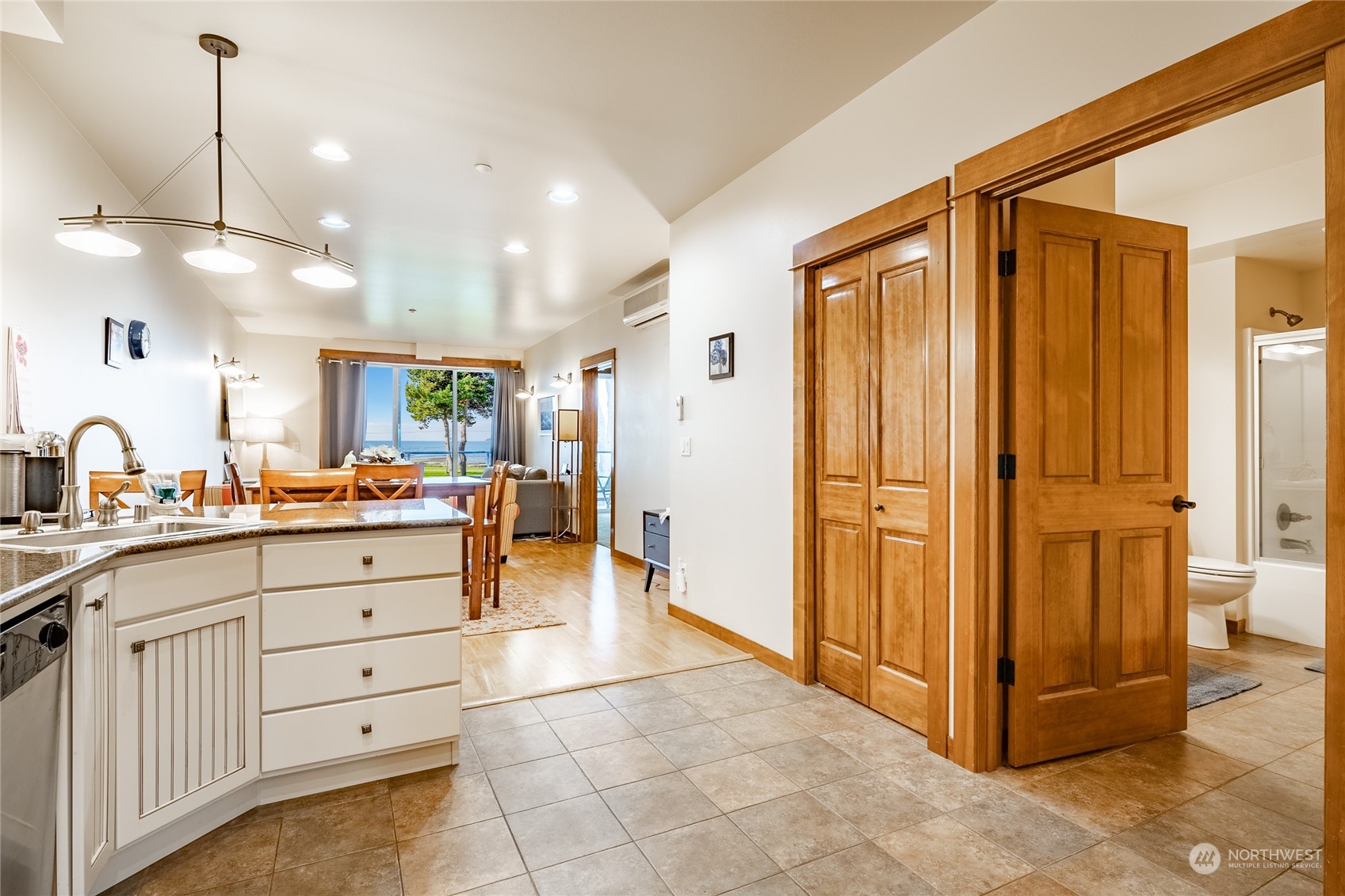 7714 Birch Bay Drive, Unit 203 Blaine, WA 98230 - Photo 9 of 25 a view of a kitchen counter space and window