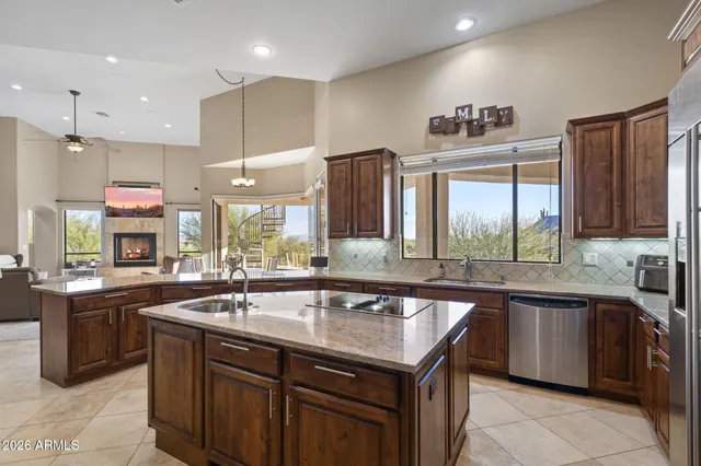 a view of a house with a street