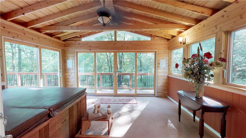308 Parkhill Road Baden, PA 15005 - Photo 14 of 25 Relax in the Spa and Enjoy the Relaxing View