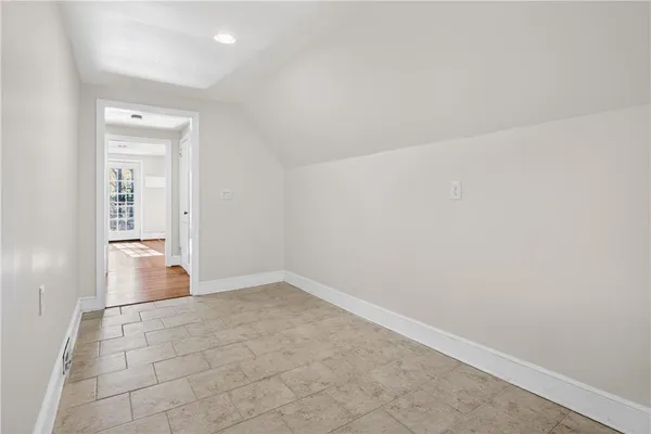 a view of an empty room