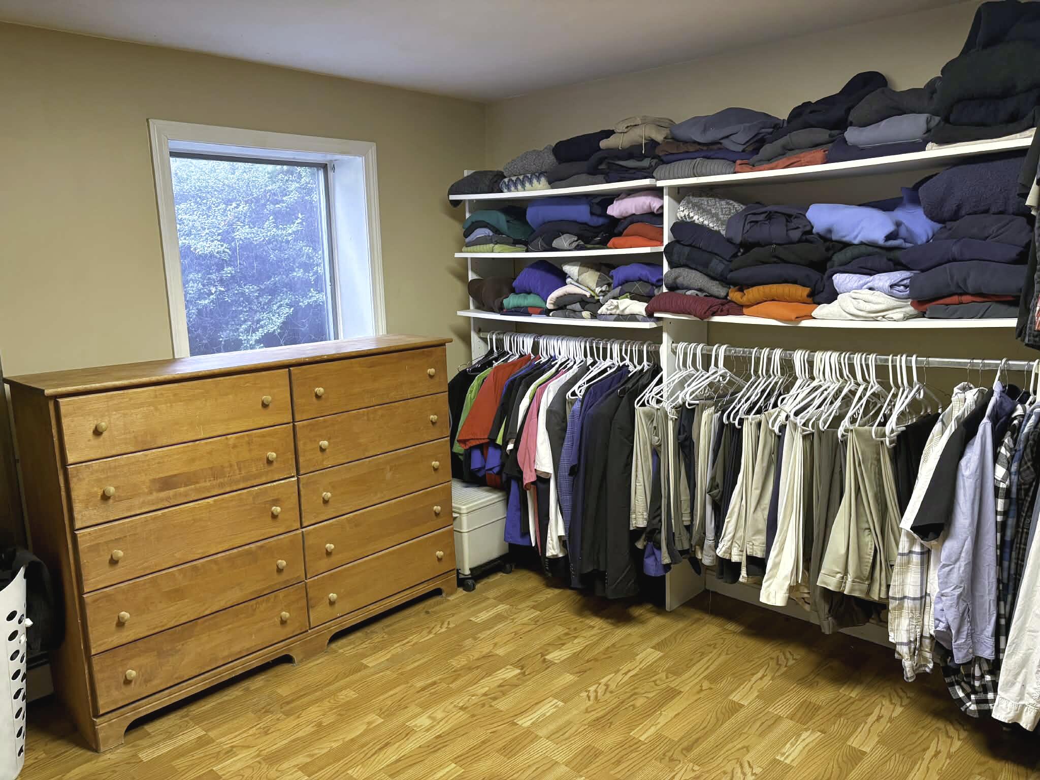 13 Allen Street Harwich, MA 02645 - Photo 15 of 31 a view of walk in closet with clothes and shoes