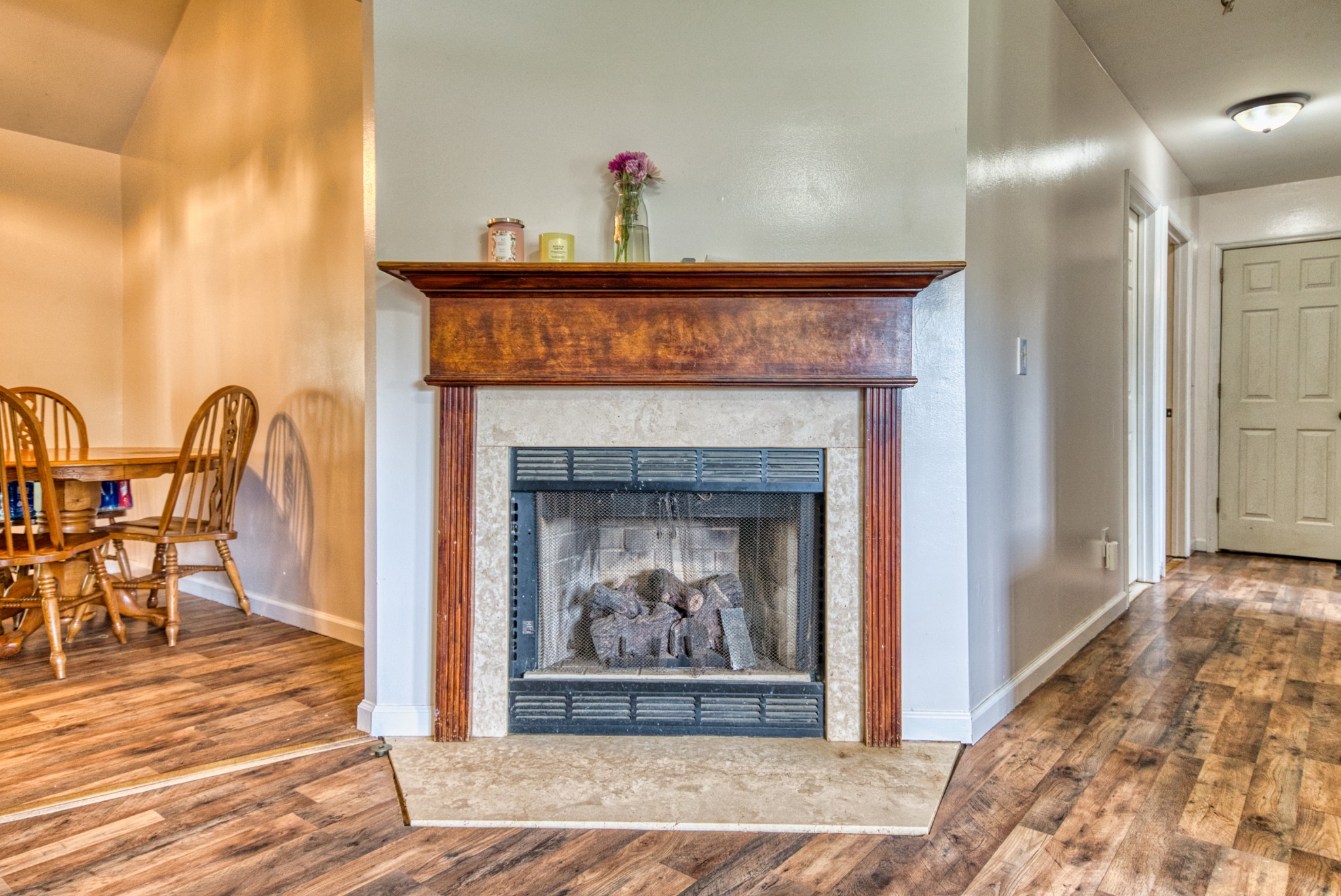 190 Rose Street Greenbrier, TN 37073 - Photo 8 of 32 a living room with furniture and a fireplace
