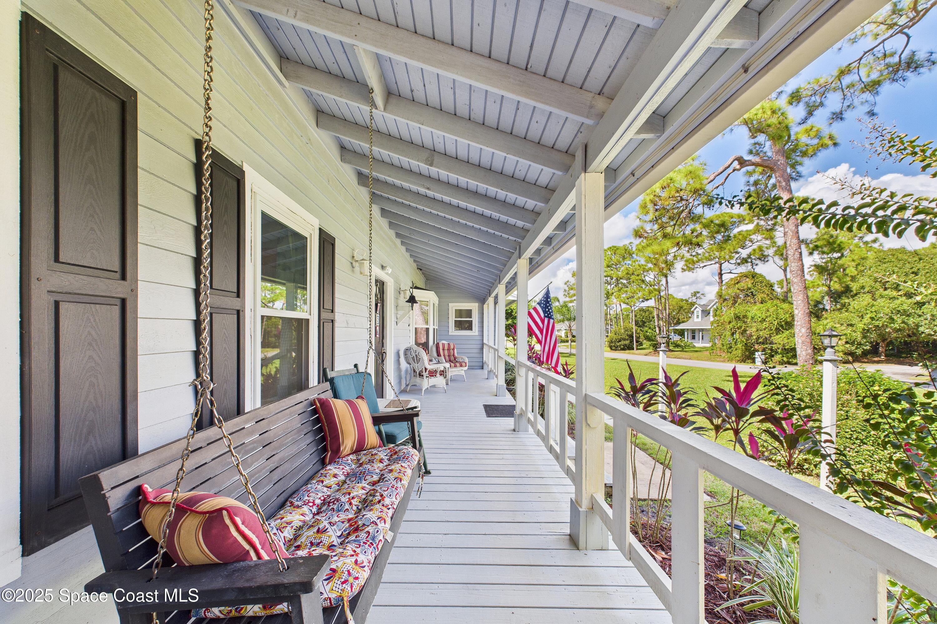 3435 Huggins Drive Malabar, FL 32950 - Photo 3 of 63 Wrap Around Porch