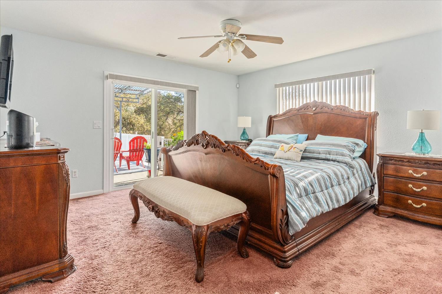 1284 Acorn Street Copperopolis, CA 95228 - Photo 18 of 62 a bed room with a bed and a chair