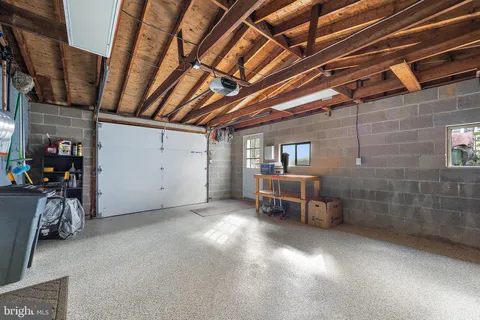 a view of a storage room