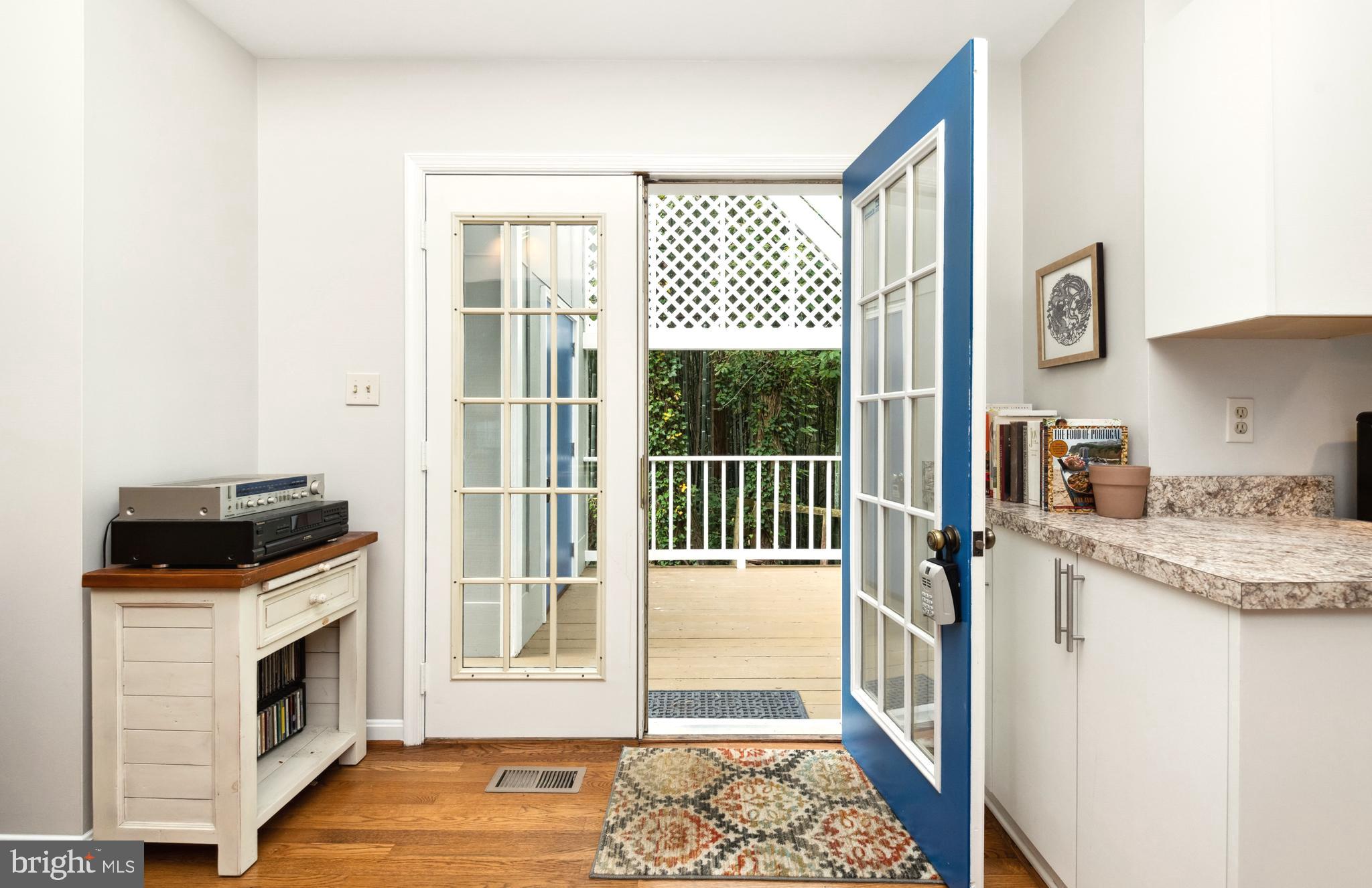 14 Boxwood Road Annapolis, MD 21403 - Photo 18 of 38 French Doors to multi level Decking