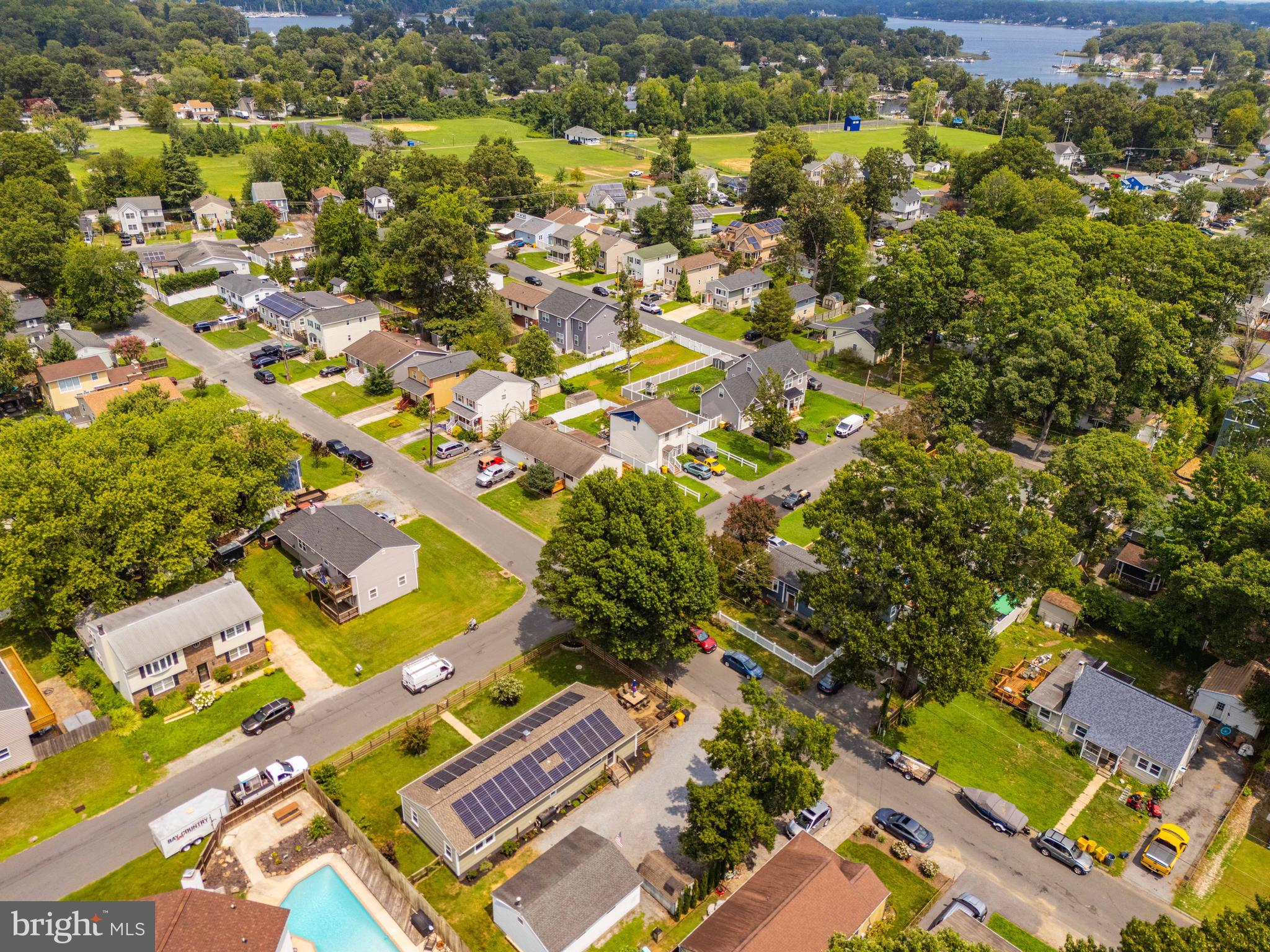 1813 Potomac Road Edgewater, MD 21037 - Photo 54 of 101 Aerial view of the neighborhood