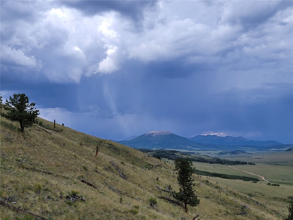 3481 Redhill Road Fairplay, CO 80440 - Photo 43 of 49 a view of mountain with sunset in background