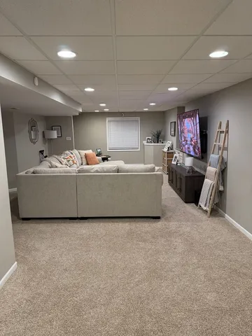 a kitchen with a stove and a refrigerator
