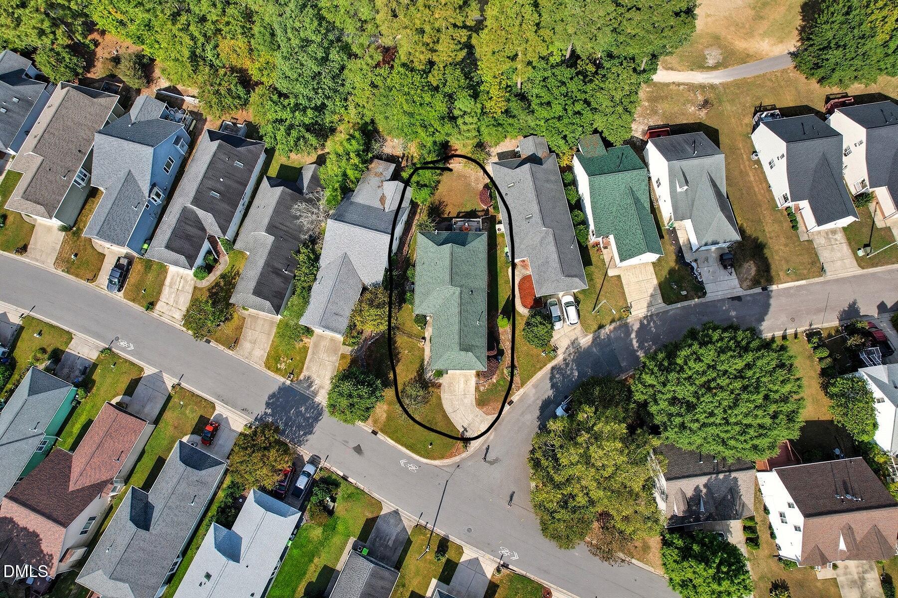 2029 Castle Pines Drive Raleigh, NC 27604 - Photo 32 of 37 Drone 3