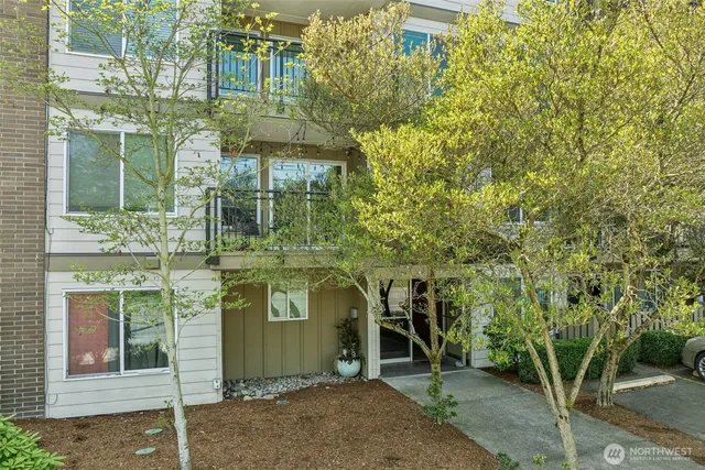 a view of a door of the house