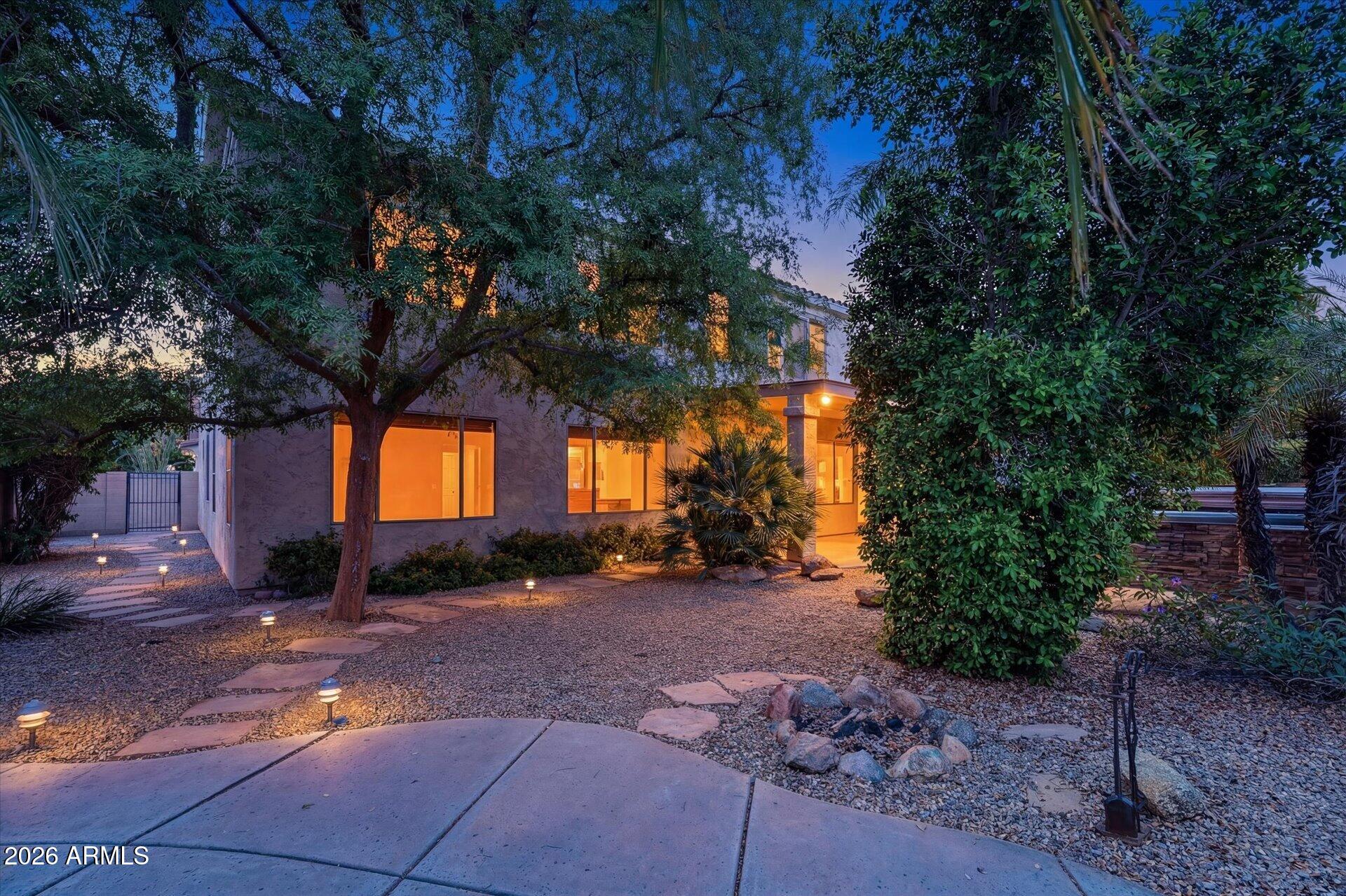 485 East Ranch Road Gilbert, AZ 85296 - Photo 2 of 77 02-Rear Exterior Virtual Twilight