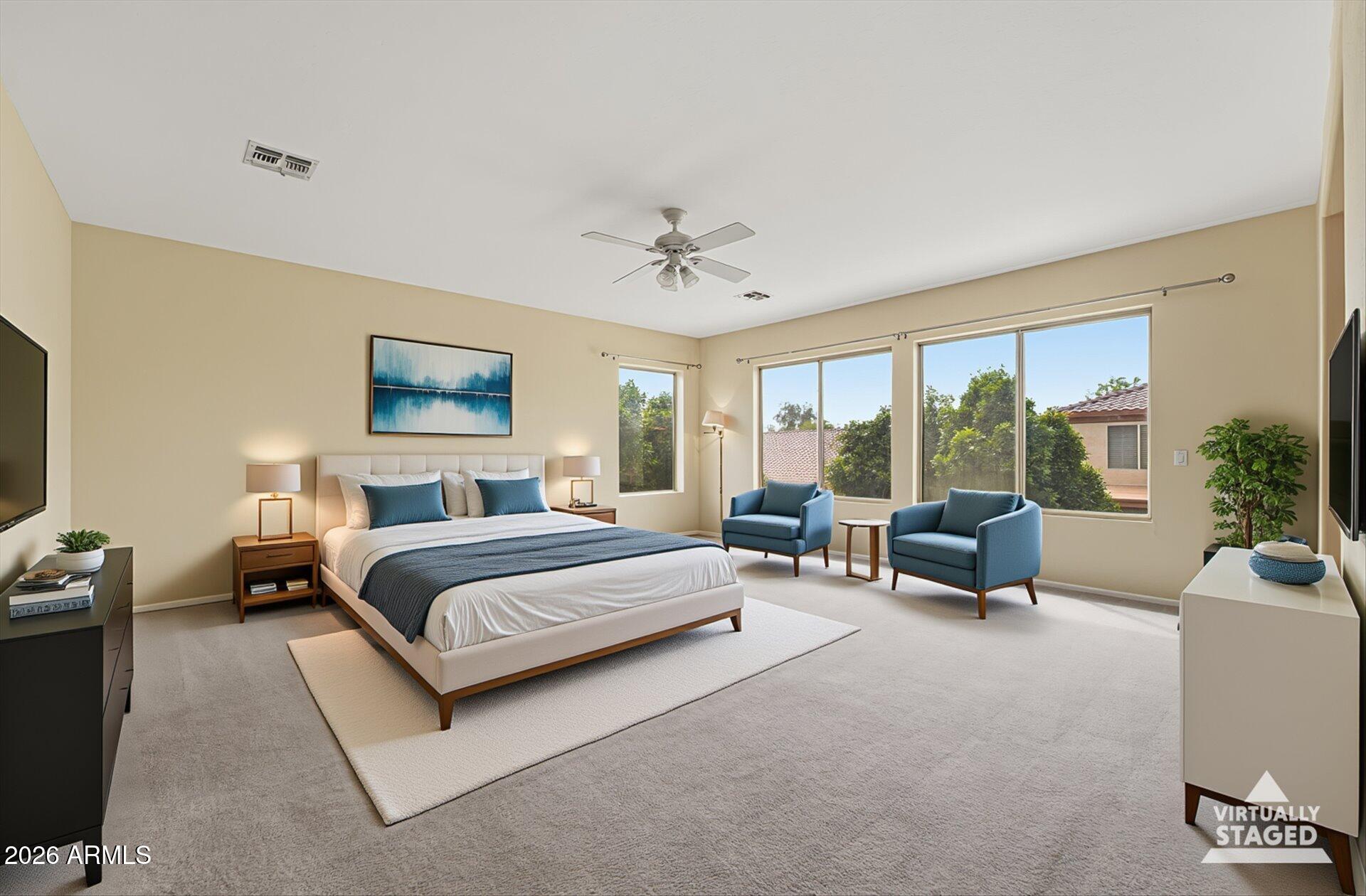 485 East Ranch Road Gilbert, AZ 85296 - Photo 40 of 77 41-Primary Bedroom (staged)