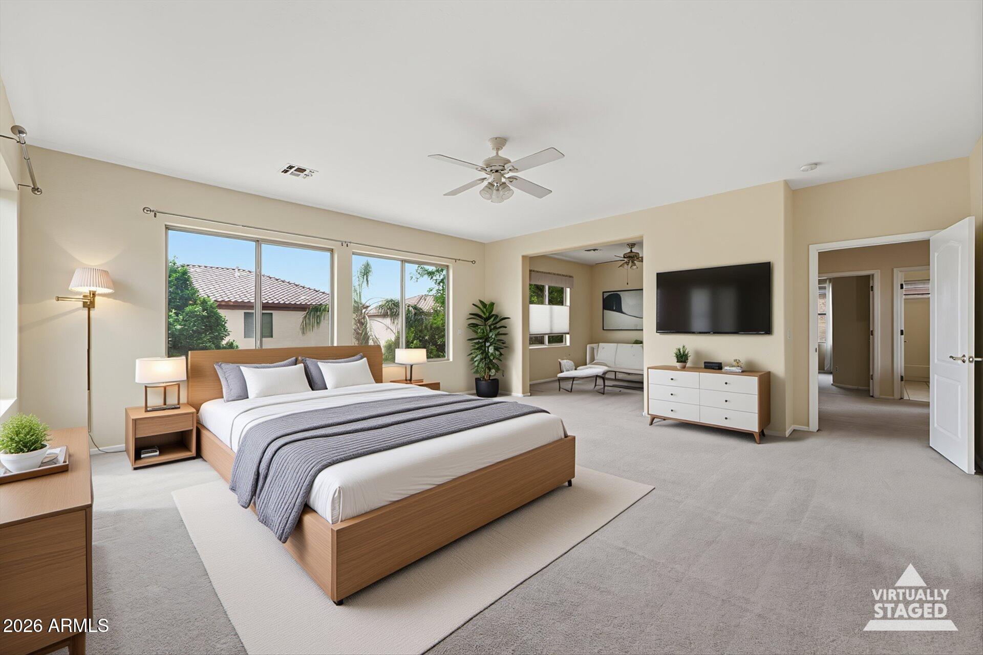 485 East Ranch Road Gilbert, AZ 85296 - Photo 41 of 77 43-Primary Bedroom (staged)