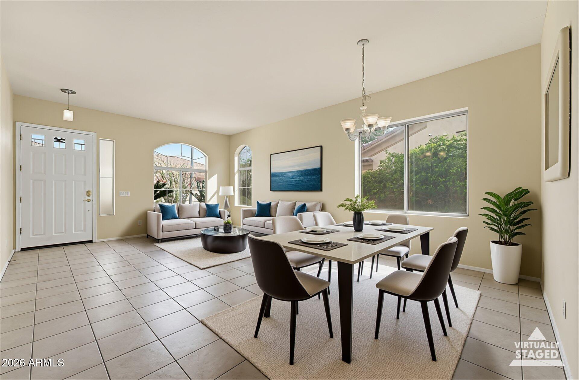 485 East Ranch Road Gilbert, AZ 85296 - Photo 6 of 77 07-Living Room (staged)